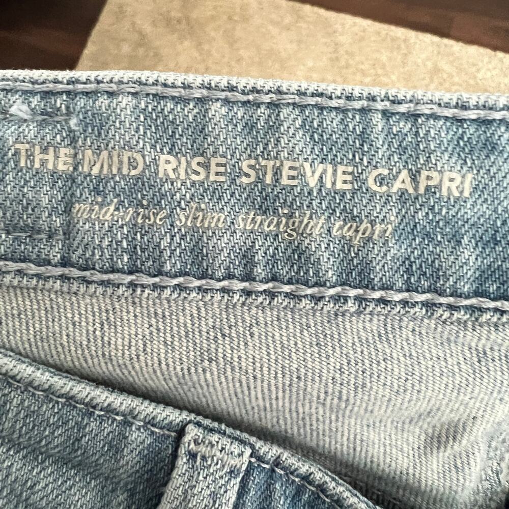 AG Adriano Goldschmied Stevie Capri Jeans Women's 25 Mid Rise Slim Straight Leg - Picture 7 of 8